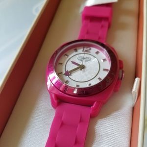 Hot Pink COACH Watch [NEVER WORN!!]
